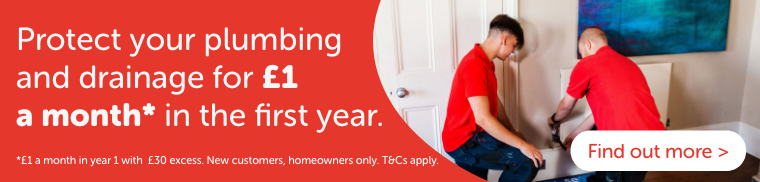 Protect your plumbing and drainage with HomeServe. 