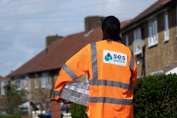 Our Extra Care Team delivering water