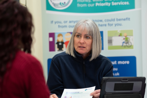 Our Extra Care Team speaking with a customer
